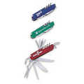 15 Function Translucent Swiss Style Army Pocket Knife (7/8"x2 3/4")
